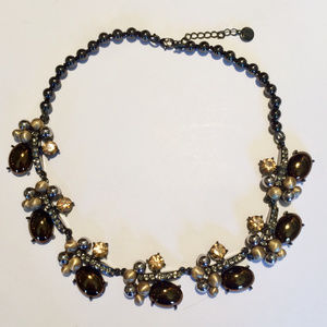 WOW IN A STRIKING NECKLACE with FALL TONED COLORS